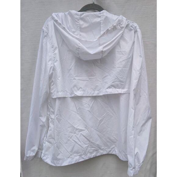 Nike Sportswear Women's Essential Woven Repel Jacket M White Oversized Hoodie - Picture 7 of 7